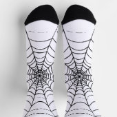 Aシンプルくもの巣 ソックス (上部)