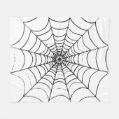 Aシンプルくもの巣 フリースブランケット (正面(横))