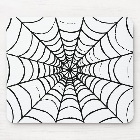 Aシンプルくもの巣 マウスパッド (正面)