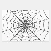 Aシンプルくもの巣 ラッピングペーパーシート (正面3)