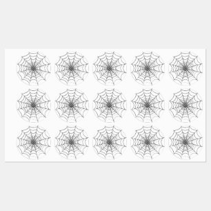 Aシンプルくもの巣 ラベル