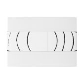 Aシンプルくもの巣 招待状ベリーバンド (裏面例)