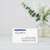 Aシンプルしかエレガント遊Date Kids 名刺 (スタンド正面)