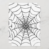 Aシンプル Spider'sくもの巣 – クローズアップ シーズンカード (正面/裏面)