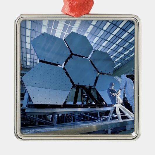 Aジェームズウェッブ宇宙望遠鏡配列 メタルオーナメント (正面)
