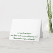 Aスタンドアウトダリアハッピー23誕生日カード カード (裏面)