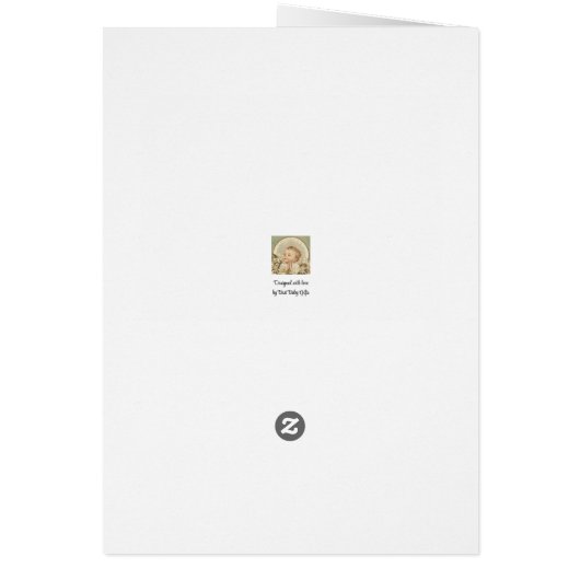 Aスペシャ賛美ルのヴィンテージカスタム《キリスト教》洗礼式や命名式 (裏面)