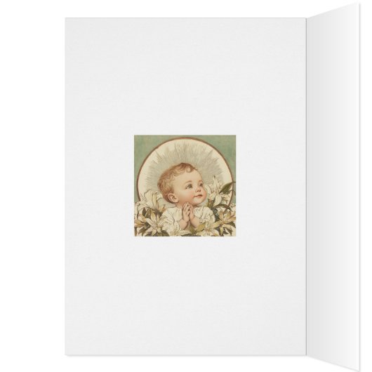 Aスペシャ賛美ルのヴィンテージカスタム《キリスト教》洗礼式や命名式 (内側 (左))