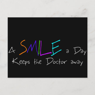 Aスマイル・ア・デイ保・ザ・ドクター遠くに ポストカード