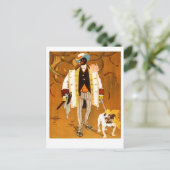 Aダンディと彼の犬 ポストカード (スタンド正面)