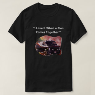 Aチーム・バンインスパイアデザインレトロTV 80s Tシャツ