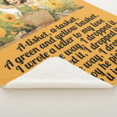 Aティスケットアタスケット – 子供部屋ライムシェルパブランケット シェルパブランケット (3/4)