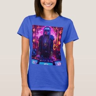 AテクノフェスティバルレイブダイヤモンドサイトランスDJディアモン Tシャツ