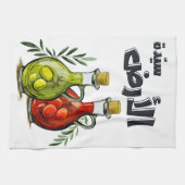 Aトーストトゥパレスティナオリーブ油زيتون فلسطين キッチンタオル (横)