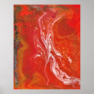 Aドライ保ビン1赤鮮やかポスタープリント ポスター