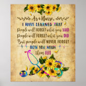 Aナース感動的とやる気を起こさせる ポスター (正面)