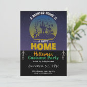 Aハウス幽霊のよく出るはハッピーホームブラックハロウィーン 招待状 (スタンド正面)