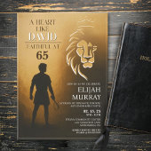 Aハートライクデイビッド誕生日招待状 招待状