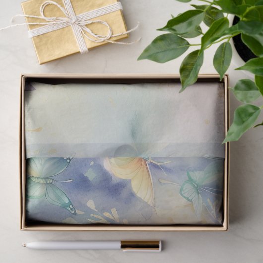 Aバタフお洒落リーデザイン11 薄葉紙 (ギフト)