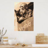 Aパイロット最高のの友達 – テリアとファイターパイロット ポスター (キッチン)