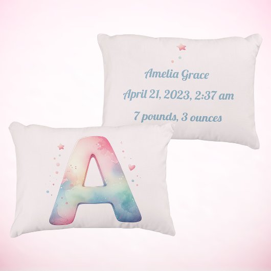 Aパーソナライズされた誕生 アクセントクッション
