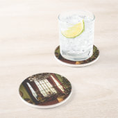 Aビクトリアン Christmas – 砂岩コースター コースター (側面)