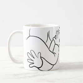 Aビットの共感のクラシックホワイトコーヒーマグ コーヒーマグカップ