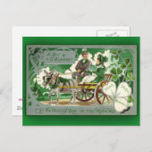 AビットO'Blarney St. Patrick's Dayカード ポストカード (正面/裏面)