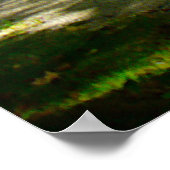 Aフレームのキャビンでのキャンプ ポスター (角)