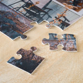 Aフレームキャビンのジグソーパズル ジグソーパズル (側面)