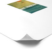 Aフレームキャビンハウスラージプリント ポスター (角)