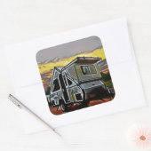 Aフレームキャンパーステッカー スクエアシール (封筒)