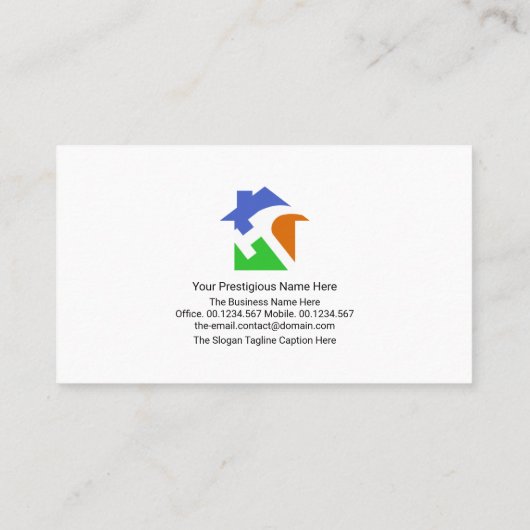 Aフレーム建物業者 名刺 (裏面)