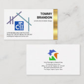 Aフレーム建物業者 名刺 (正面/裏面)