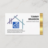 Aフレーム建物業者 名刺 (正面)