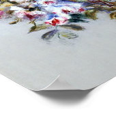 Aブーケ・オブ・バラズbyルノアールプリント ポスター (角)