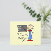 Aプラス先生 ポストカード (スタンド正面)