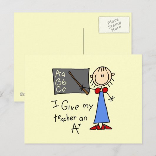 Aプラス先生 ポストカード (正面/裏面)