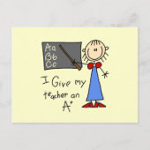 Aプラス先生 ポストカード (正面)