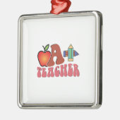 Aプラス先生 メタルオーナメント (左)