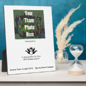 Aプラークでスポンサーを記念する フォトプラーク (側面)