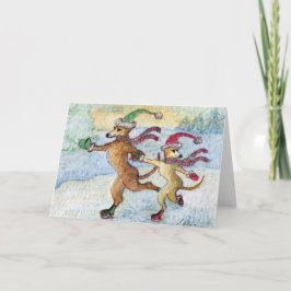 Aホリデイ伝統 – スケートで滑る シーズンカード