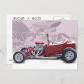 Aボルトをバケツに入れる ポストカード (正面/裏面)