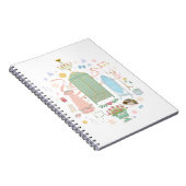 Aボールアットザクラウンインノート ノートブック (右側)