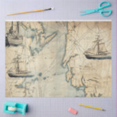 Aマップ航海のシリーズデザイン1 薄葉紙 (クラフト)