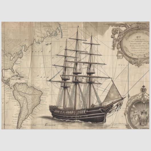 Aマップ航海のシリーズデザイン5 薄葉紙 (正面)