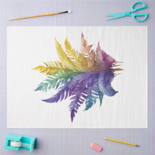 Aマルディグラスマスクシリーズデザイン20 薄葉紙 (クラフト)