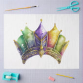 Aマルディグラスマスクシリーズデザイン28 薄葉紙 (クラフト)