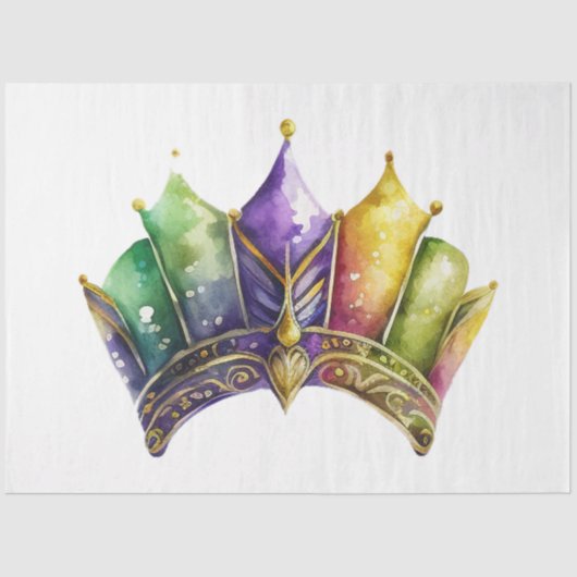 Aマルディグラスマスクシリーズデザイン28 薄葉紙 (正面)