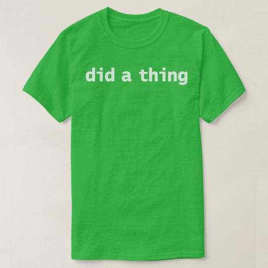 Aミームおもしろいタイポグラフィ Tシャツ (デザイン正面)